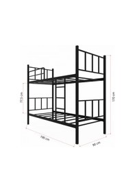 Resim Niron 90x190 Sağlamlaştırılmış Ayrılabilir Ranza / Karyola 