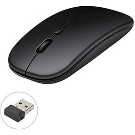 Resim Kablosuz Mouse Fare Şarjlı Bluetooth Wireless Çift Modlu Sessiz 24181505 