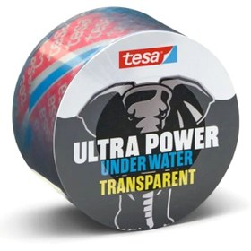 Resim Tesa Ultra Güçlü Su Altı Tamir Bandı Şeffaf 1,5mx50mm Yama Bandı 