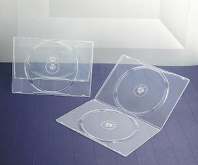 Resim Elba QD-342.7F-SU 2li Parlak Şeffaf 7mm Dvd Kutusu 10 Adet 