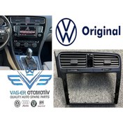 Resim OEM Vw Golf 7.5 Ön Orta Teyip Teyp Çerçevesi+ızgara Komple 5g1819743 