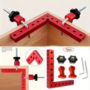 Resim 7 Parça 90 Derece Hassas Açı Mengene Seti, Ahşap İşi Çerç eve Kutular iin Uygun - Dayankl 6 inci x6 Inch 15cm ABŞ Yapım F Tipi ilemler ahş ık mengereleri, şekil tutucu alet seti. Kompakt teslimat. DIY meraklısı ıc 