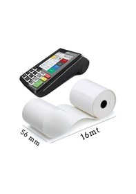 Resim Elitrulo Yazar Kasa Pos Rulosu 56mm x 16mt - 10 Adet 