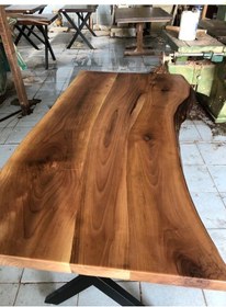 Resim Bintaşmobilya Ceviz Ağacı Kütük Masa 