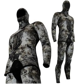 Resim Free-Sub 3mm Ghost Dark Avcı Serbest Dalış Elbisesi - S 