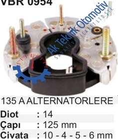 Resim Diot Tablasi Man Daf Volvo Otobus 135A 504629495 