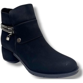 Resim Erbay 508-26 Yağlı Deri Trend Fashion Kadın Bot Siyah 