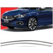 Resim Fiat Egea Cam Çıta Çerçevesi Hb Komple Set Kromu Nikelajı 8 Parça 
