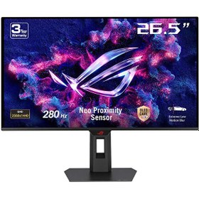Resim Asus ROG Strix OLED XG27ACDMS 26.5" 280Hz 0.03ms 2K QHD Adaptive Sync QD-OLED Pivot Gaming Monitör 