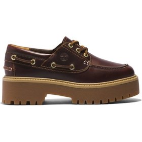 Resim Oxford Klasik Kadın Tb 0a2qdmd571 Timberland Stone Street Boat Shoe Rootbeer Rootbeer Kahverengi 