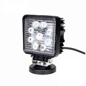 Resim Genel Markalar Niken 12 Volt Projektör Çalışma Lambası 9 Led Kare Kalın Tip 