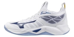 Resim Mizuno Wave Dimension Unisex Voleybol Ayakkabısı Beyaz / Gri 