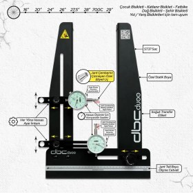 Resim Dbctoolz Duoo Bisiklet Akort Sehpası 