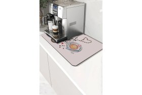 Resim Valerine Life Kahve Makinesi Matı Sıvı Geçirmez Kaymaz Yıkanır Çaycı Çay Espresso Makinesi Pad 35X45CM 27250214 