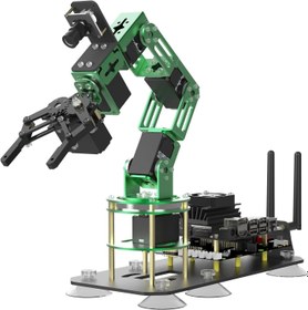 Resim Yahboom DOFBOT Yapay Zeka Görüş ROS Python Açık Kaynak Robotik Kol - Jetson NANO 4GB Dahil 
