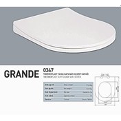 Resim Nkp Grande Thermoplast Yavaş Kapanan Klozet Kapağı - Nkp0347 