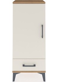 Resim Arges Komodin 3 Raflı Tek Çekmeceli Tek Kapaklı 44x30x106 Çam-aytaşı Atlas Çam 