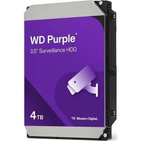 Resim Wd Purple Wd44purz 3,5&quot 4tb, 128mb, 5400 Rpm, 7/24 Güvenlik Hdd Türkiye Distribütörü li 