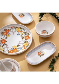 Resim Emsan Teraryum Multicolor 32 Parça 6 Kişilik Kahvaltı Seti Çok Renkli 