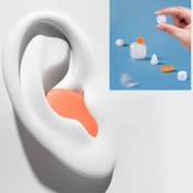 Resim 2/4/8 adet Şekillendirilebilir Silikon Kulak Tıkacı, Uyku, Yüzme, Su Geçirmez, Seyahat, İşe Gidiş İçin Kulak Tıkacı, Çeşitli Kulak Boyutlarına Uygun Şekillendirilebilir 