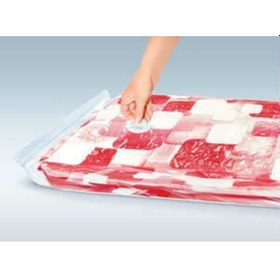 Resim 5'li Büyük Boy Vakumlu Poşet Saklama Hurç Yorgan Battaniye Hurç Şefaf 