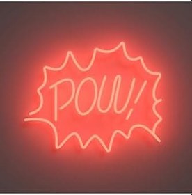 Resim dekoraven Neon Tabela Dekoratif Aydınlatma, pow 