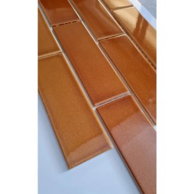 Resim Armada Çini 7x21 Cm Düz Karamel Çini Seramik 