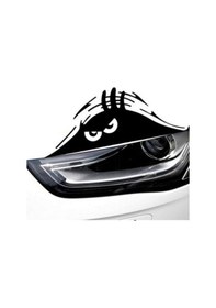 Resim Seat Sticker Hayalet Canavar Göz Bagaj Kapı Far Altı Uyumlu 