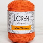 Resim Loren Cotton Macrame Turuncu - R096 - 34370 