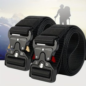 Resim İki Unisex Spor Kemeri, Açık Hava Rahat İş Pantolon Kemeri, Erkek Kemeri, Açık Hava Spor Kemeri, Kadın Moda Kemeri. 