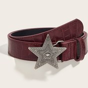 Resim 1 adet Kadın Kemeri, Amerikan Vintage Dekoratif Etek Takım Elbise ile Eşleştirilmiş, Ins Stili Benzersiz Kemer, Alt Kültür Pantolon Kemeri. 