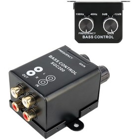 Resim Araba / Ev Amplifikatörü Subwoofer Bas Kontrol Cihazı Amplifikatör Regülatörü 