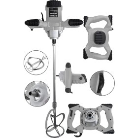 Resim Steiner Alman GRI-3000 Watt Bakır Sargı 6 Kademeli Alçı Boya ve Harç Karıştırıcı Mikser 