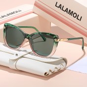 Resim Kadınlar için Şık Oval Moda Gözlükler LALAMOLI - Gradyan Pembe'den Mor'a Geçişli Tam Çerçeve Tasarımı, Metal Menteşeler, Yaz Modası, Sokak Stili ve Hediye Verme İçin Mükemmel, Moda Aksesuarı | Şık Gözlükler | Dayanıklı Gözlükler 