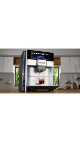 Resim Bosch TIS65621RW Tam Otomatik Kahve Makinesi Vero Barista 600 Gümüş 