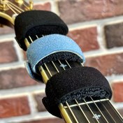 Resim Büyük boy sönümleyici bantlar, ahşap, elektrikli gitarlar, baslar, durdurma bantları, halk müziği enstrüman aksesuarları, tel koruyucular, sönümleyici bantlar, susturulmuş teller, telli çalgılar için 1 paket 