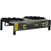 Resim İnoxmaster 2'li Lokanta Ocağı Kısa Ayak Ce Belgeli Lpgli Tüplü 