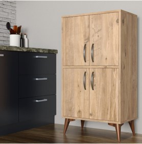 Resim Tanmob Küçük Boy Çok Amaçlı Çam Dolap - Mdl0202 