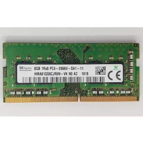 Resim SK Hynix HMA81GS6CJR8N-VK PC4-21300 8 GB DDR4 2666 Mhz CL19 Laptop Ram 