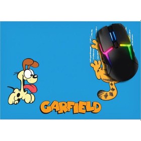 Resim Garfield Gaming Oyuncu Mouse Pad 