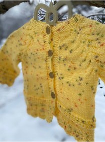 Resim NarTanesiButik El Örmesi Bebek Hırkası 