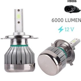 Resim Space Led Far Ampulü 9006-3000Lmx2-30W-12V Buz Mavisi / Laam704 
