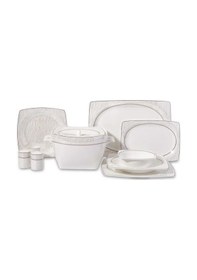 Resim Korkmaz Bone Selection 60 Parça Kare Yemek Takımı A8445 