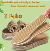 Resim Fochsia 2 Çift Unisex Nefes Alabilir Ağ Desenli Brown 36-4 Koşu Yürüyüş Ayak Desteği 