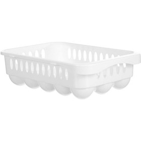Resim Buzdolabı Organizer Plastik Kapaklı Yumurta Saklama Kutusu 15 Bölmeli Düzenleyici 
