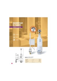 Resim Nkp Perfect Flatör Basmalı Sistem Klozet Rezervuar İç Takım Beyaz 