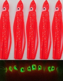 Resim Eagenset Silikon Ahtapot Yapay Yem Olta Yapım Malz. 9cm 5 Adet 