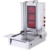 Resim eurofaz Işıkgaz Silverinox Elektrikli 3 Radyanlı Alttan Motorlu Döner Ocağı 