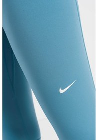 Resim Nike Pro 365 Dri Fit Training Mid Rise Full Length Tight Fit Toparlayıcı Tayt Açık Mavi Açık Mavi 