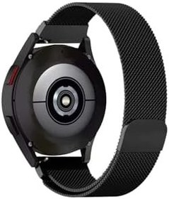 Resim Honor Magic Watch 2 46mm Uyumlu Kordon Hasır Metal Örgü Mıknatıslı Milano Kayış 